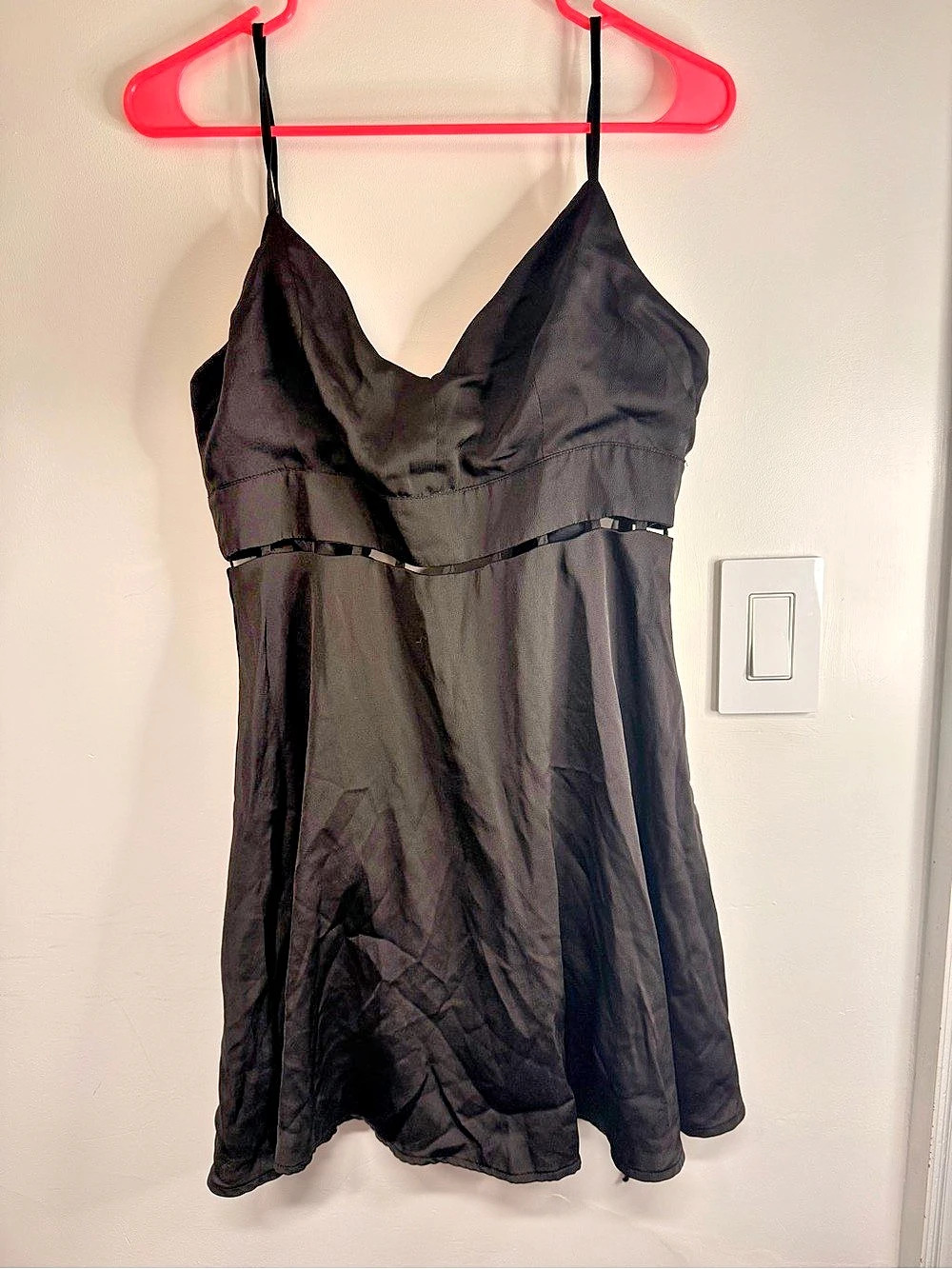 Wild Honey Black Mini Dress Size Medium Like New
